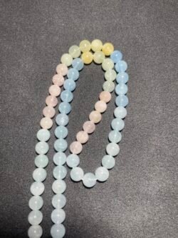 Perle 8 mm Morganite de Madagascar