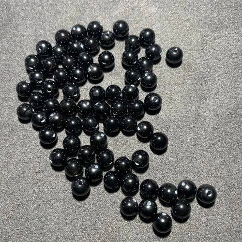 Perle 6 mm Onyx Noir d Inde