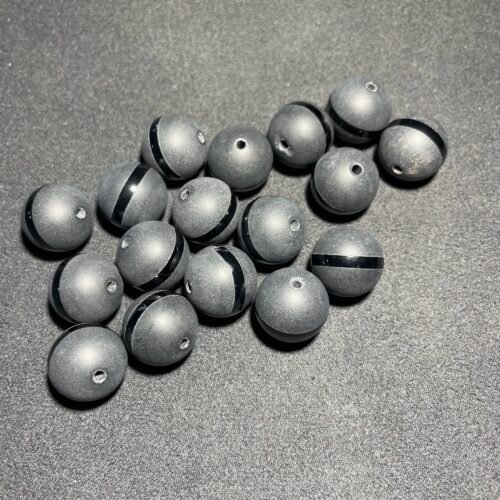 Perle 14 mm Onyx Noir d Inde