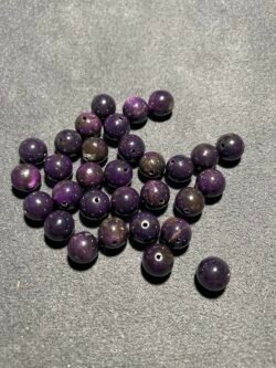 Perle 8 mm Purpurite de Madagascar