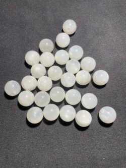 Perle 12 mm Pierre de Lune Blanche d Inde