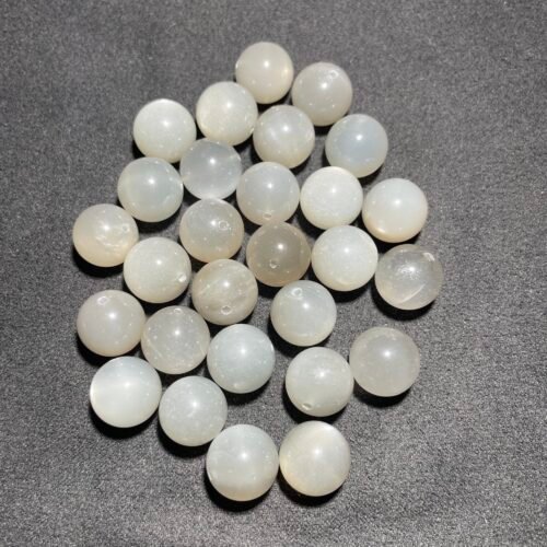 IMG_6267 Perle 8,5 mm Pierre de Lune Blanche de Madagascar