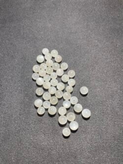 Perle 6 mm Pierre de Lune Blanche de Madagascar