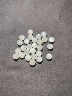 Perle 8 mm Pierre de Lune Blanche de Madagascar