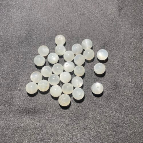 IMG_6276 Perle 8 mm Pierre de Lune Blanche de Madagascar