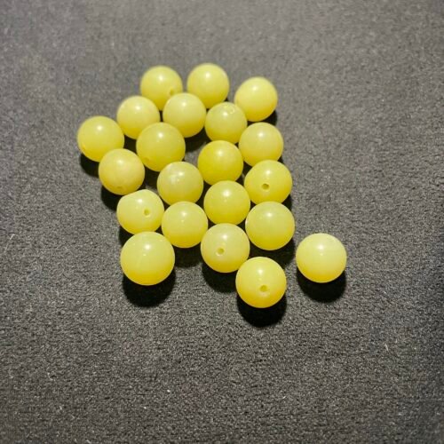 Perle 10 mm Péridot Jaune Vert de Chine
