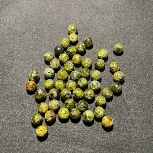 Perle 7 mm Péridot d Afghanistan
