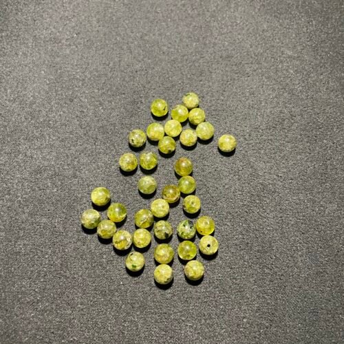 Perle 6 mm Péridot d Afghanistan