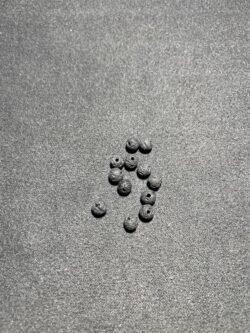 Perle 4 mm Pierre de Lave d Islande