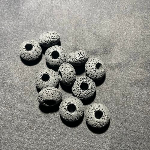 Perle 11/16 mm Pierre de Lave d Islande