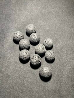 Perle 16/18 mm Pierre de Lave d Islande