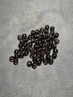 Perle 6 mm Quartz Fumé du Brésil