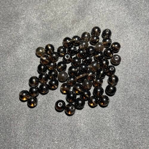 Perle 6 mm Quartz Fumé du Brésil