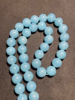 Perle 10 mm Quartz Bleu du Brésil