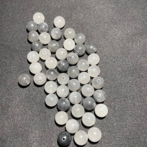 IMG_6295 Perle 8 mm Quartz Gris du Brésil