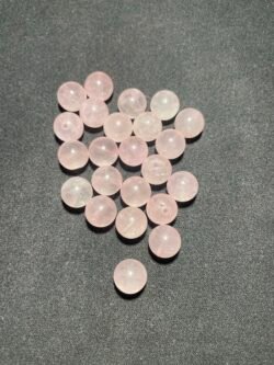 Perle 10 mm Quartz Rose du Brésil