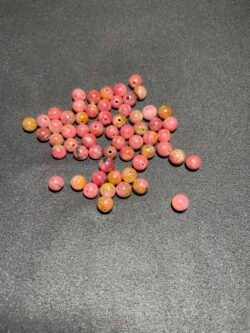 Perle 6 mm Rhodocrosite du Brésil