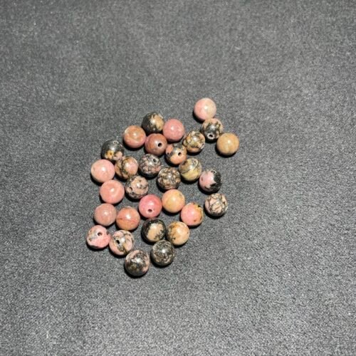 Perle 6 mm Rhodonite de Russie