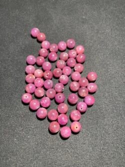 Perle 8 mm Rubis d Inde