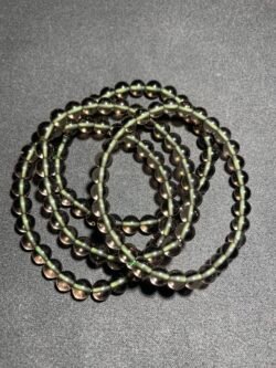 Perle 6 mm Saffordite (Cintamani) d Indonésie