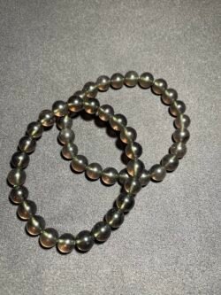 Perle 8 mm Saffordite (Cintamani) d Indonésie