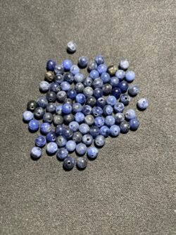 Perle 4 mm Sodalite des USA