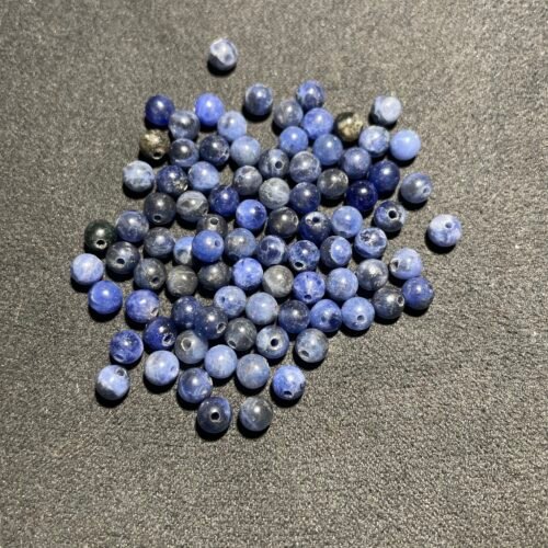 Perle 4 mm Sodalite des USA