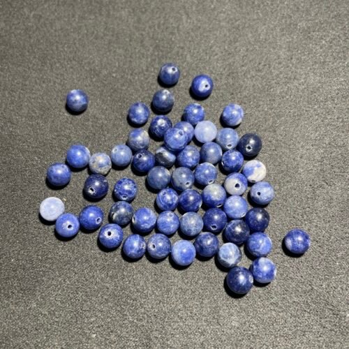 Perle 6 mm Sodalite des USA