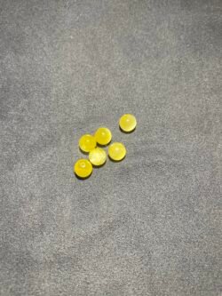 Perle 8 mm Sélénite Jaune du Brésil