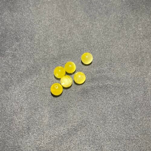 IMG_6326 Perle 8 mm Sélénite Jaune du Brésil