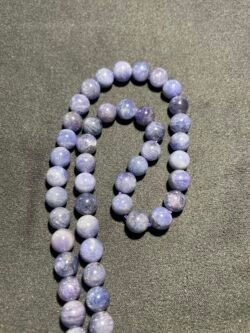 Perle 8 mm Tanzanite de Tanzanie