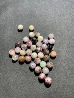 Perle 8 mm Tourmaline Multicolore d Afghanistan