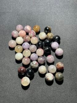 Perle 10 mm Tourmaline Multicolore d Afghanistan
