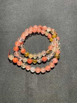 Perle 6 mm Tourmaline Melon d Eau du Brésil