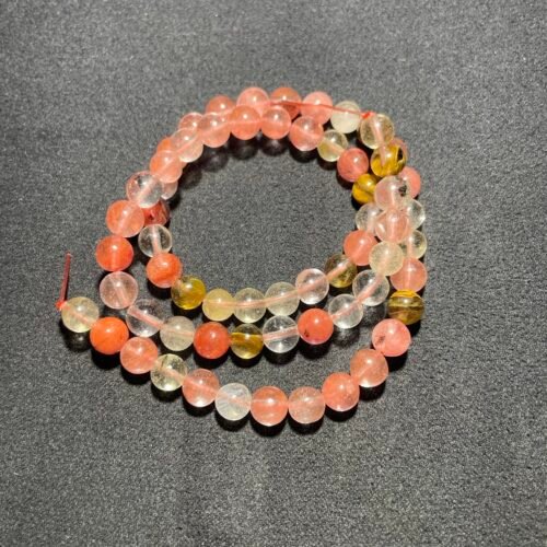 Perle 6 mm Tourmaline Melon d Eau du Brésil