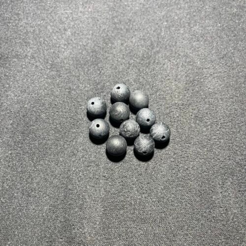 IMG_6370 Perle 8 mm Tourmaline Noire Mat du Brésil