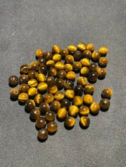 Perle 8 mm Œil de Tigre d Afrique du Sud