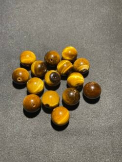 Perle 16 mm Œil de Tigre d Afrique du Sud