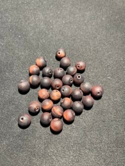 Perle 8 mm Œil de Taureau Mat d Afrique du Sud