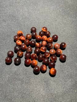 Perle 8 mm Œil de Taureau Traité d Afrique du Sud