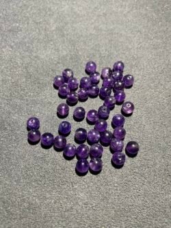 Perle 6 mm Améthyste du Brésil