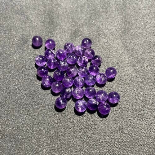Perle 6 mm Améthyste de Madagascar