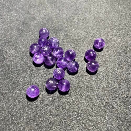 Perle 8 mm Améthyste du Brésil