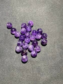 Perle 10 mm Améthyste du Brésil