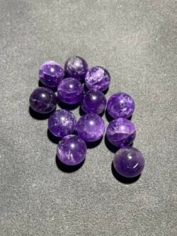 Perle 16 mm Améthyste du Brésil