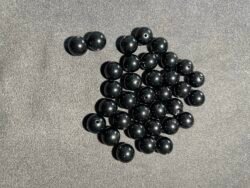 Perle 10 mm Obsidienne Noire du Mexique