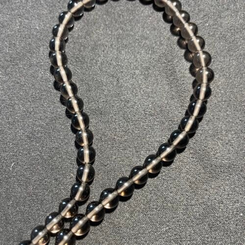 Perle 6 mm Obsidienne Larme d Apache des USA