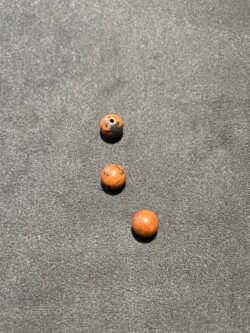 Perle 8 mm Obsidienne Acajou (Mahogani) du Mexique