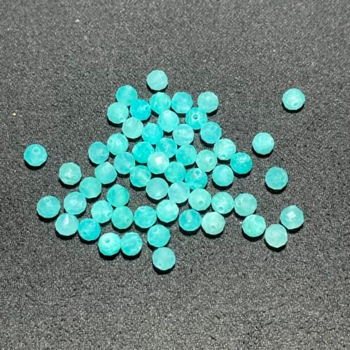 Perle Faceté 4 mm Amazonite du Brésil