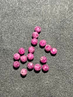 Perle Faceté 4 mm Rubis d Inde